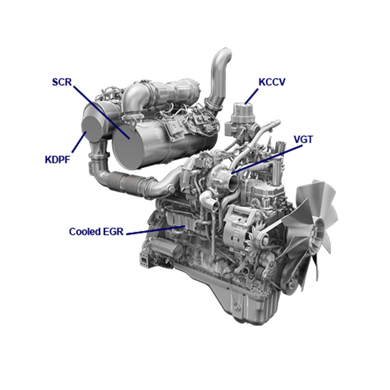 Genuine Komatsu 102 series diesel Engine